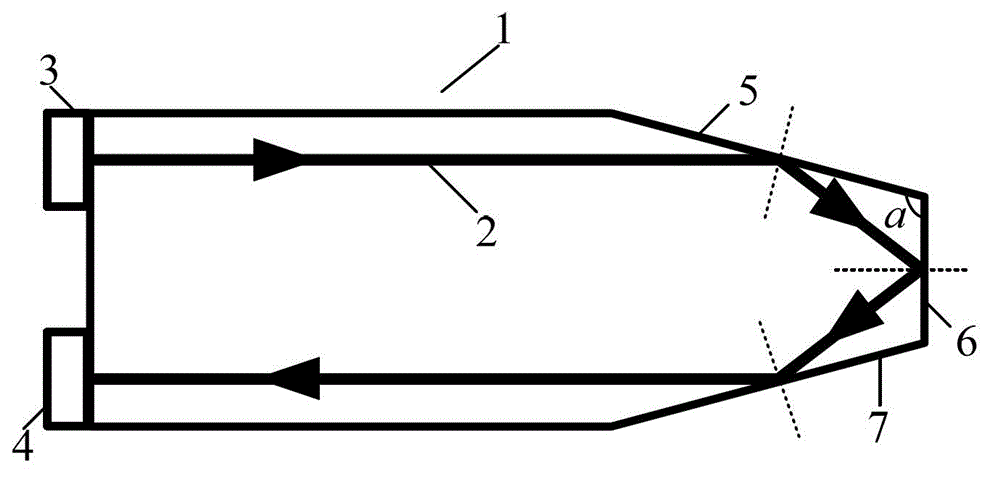 Trapezoidal structure based crystal optical electric field sensor