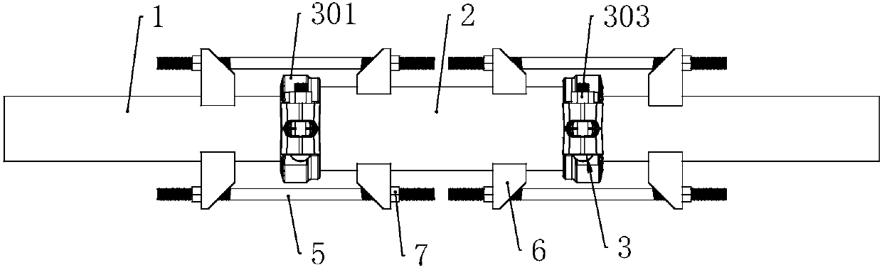 Shock-resistant pipeline connecting structure