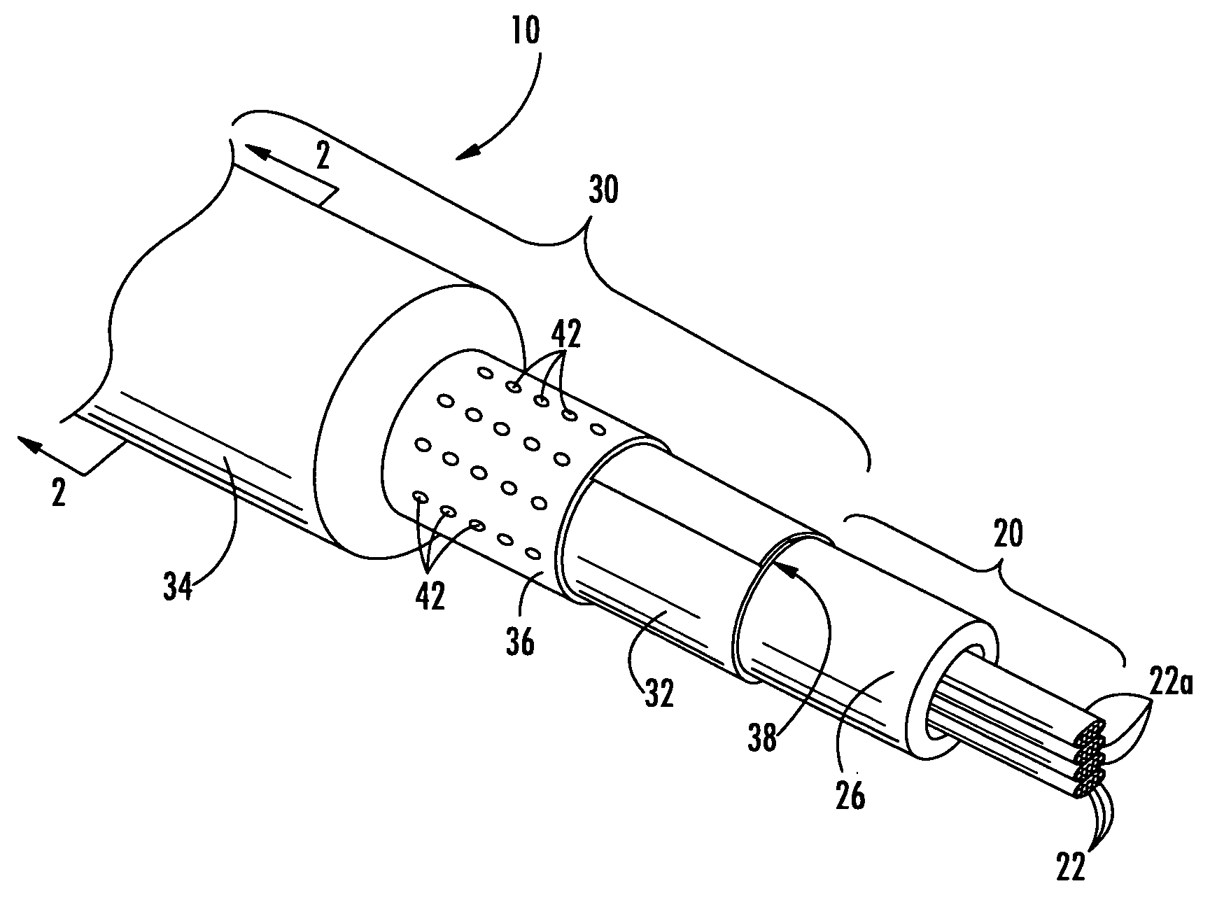 Fiber optic cable and method of manufacturing the same