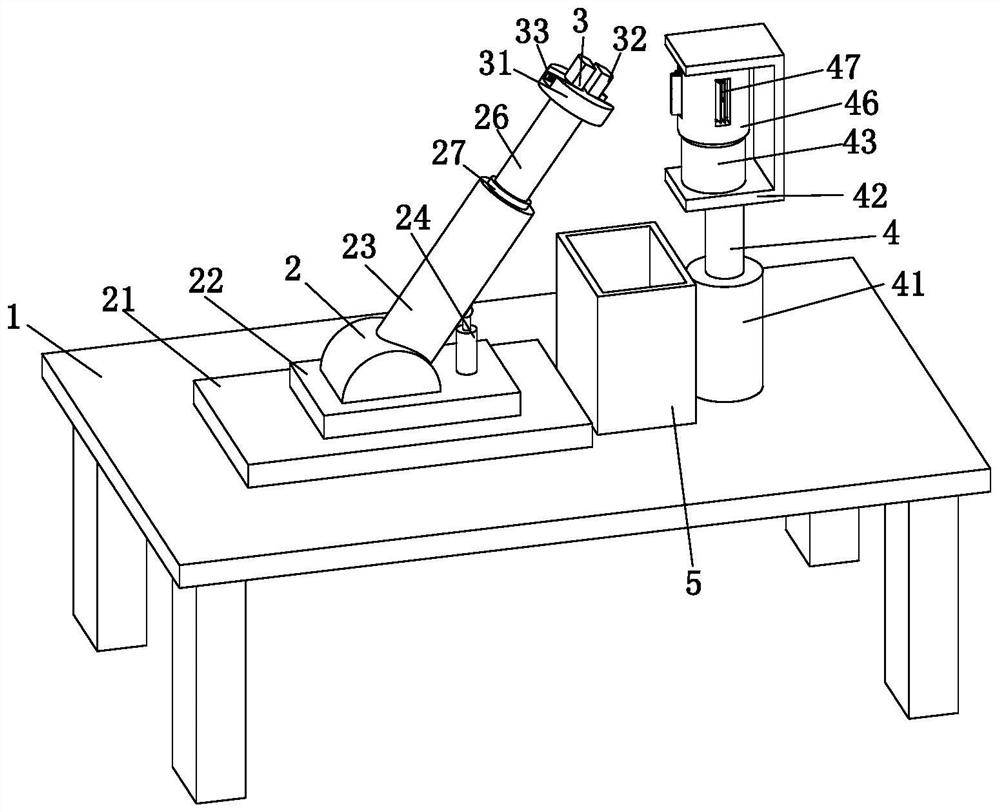 Manufacturing and machining device for alloy accessories of numerical control machine tool