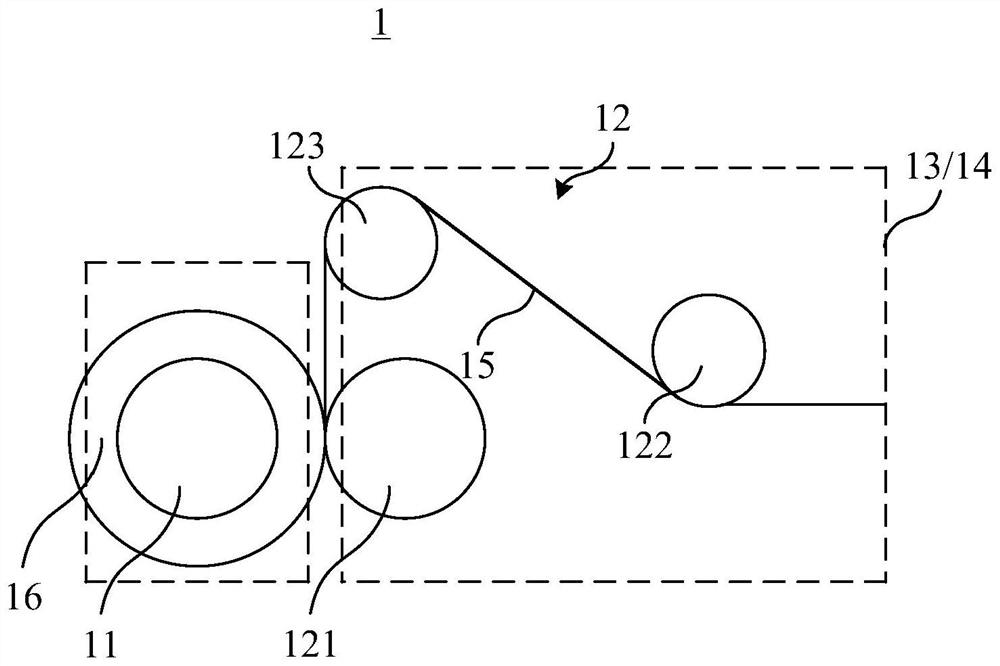 Paper roll winding system and paper roll winding method