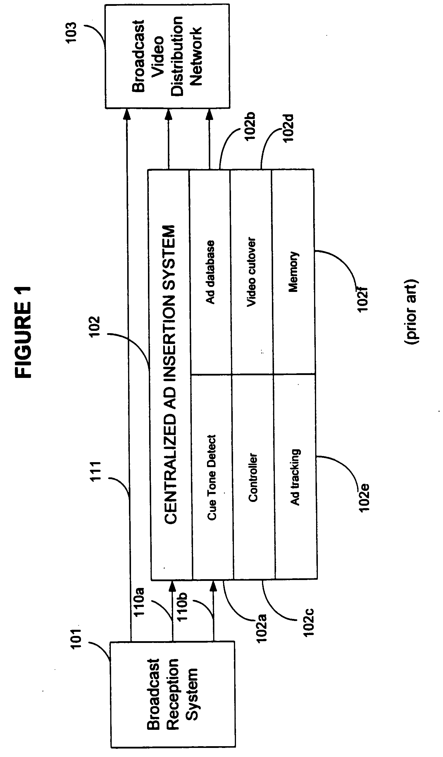 System and method for inserting advertising content in broadcast programming