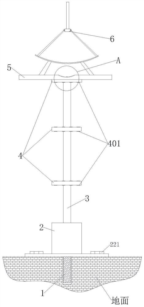 Inclination monitoring and early warning system for industrial Internet-of-things construction