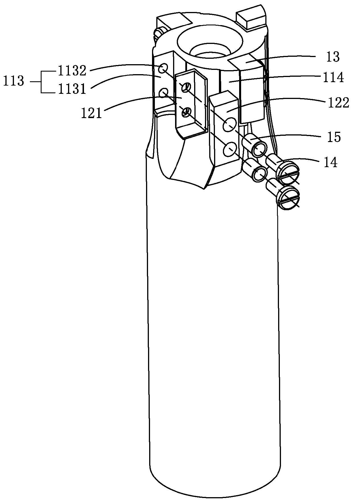 Milling cutter, ultrasonic electric spark milling equipment milling method