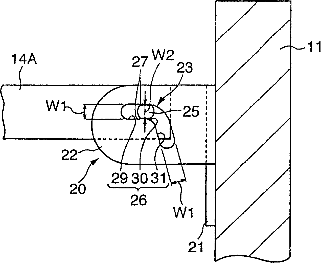 Arm-tie rotating mechanism