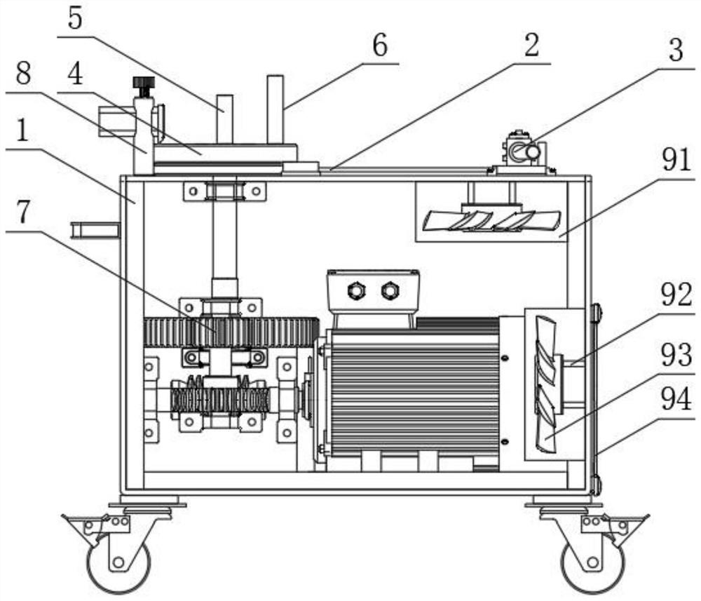 Pipe bending mechanism for hardware pipe machining and working method thereof