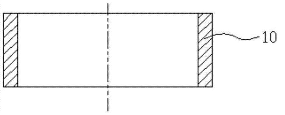 Thermal expansion forming method of rectangular aluminum alloy section ring piece