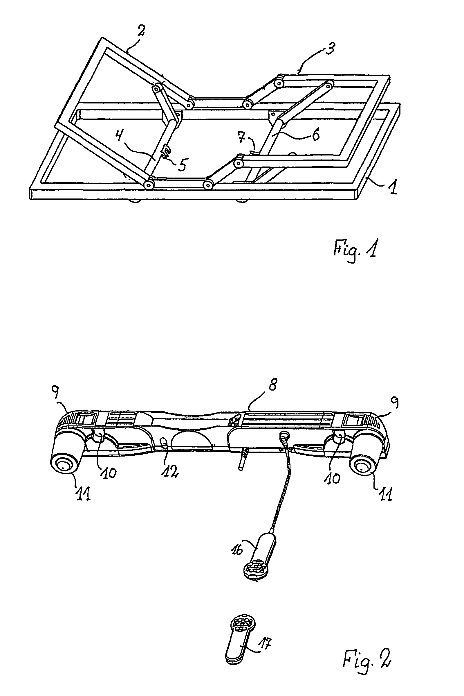 Piece of furniture such as a bed or a chair