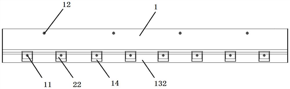 Dry-type connected fabricated concrete guardrail