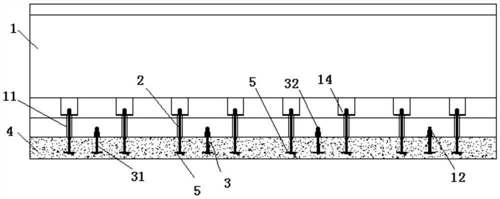 Dry-type connected fabricated concrete guardrail