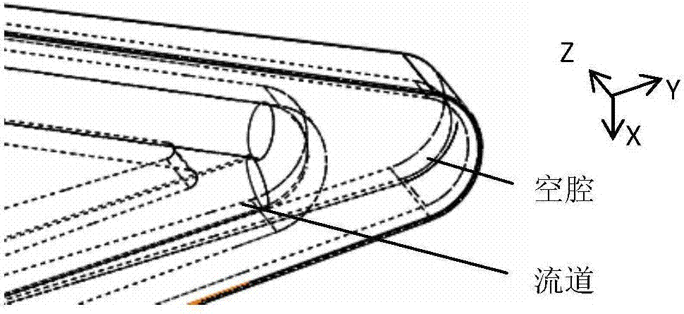 Laser additive manufacturing method for multi-support surface structure of cavity thin-wall structural part