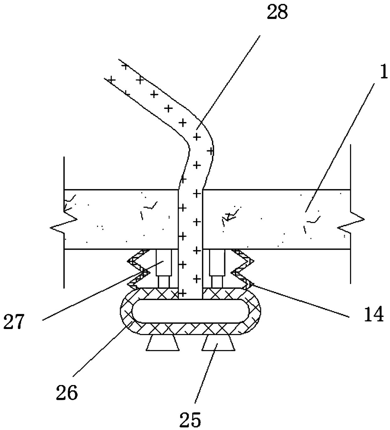 Quantitative raw material mixing device used for medicine production and convenient to clean