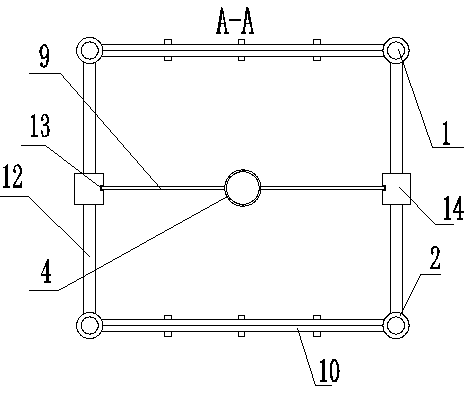 Hose placing mechanism for hot water overturning and curing process