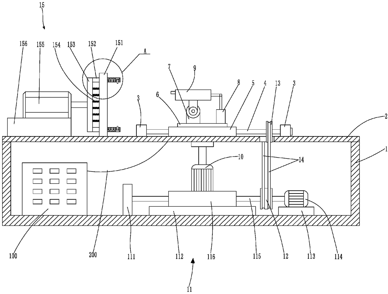 Automatic laser cleaning device used for cleaning aircraft parts