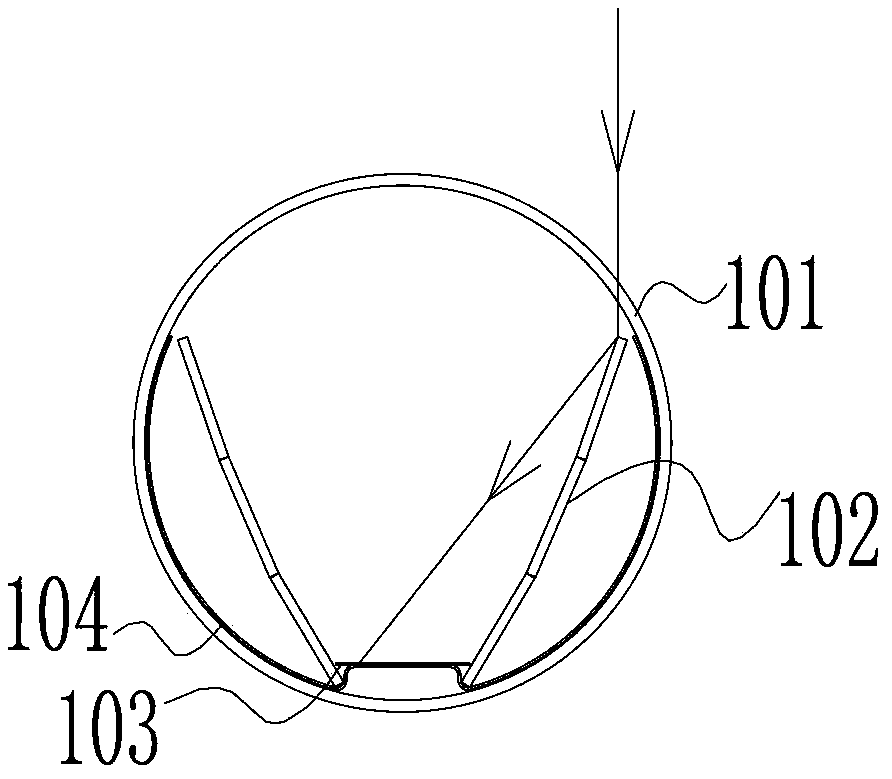 Tubular tracking concentrating photovoltaic module