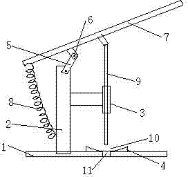 Preserved fruit kernel removing mechanism