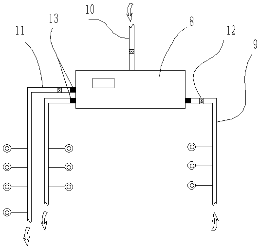 Real-time air purification and disinfection system for public place and disinfection method of real-time air purification and disinfection system