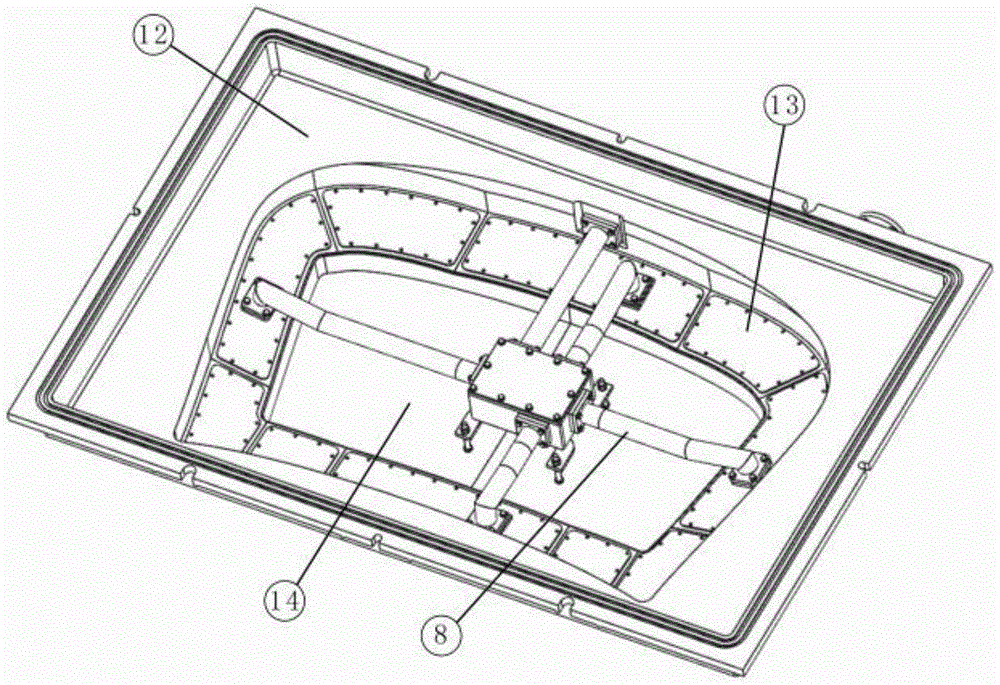 An improved automobile laminated glass furnace outer pressing mold