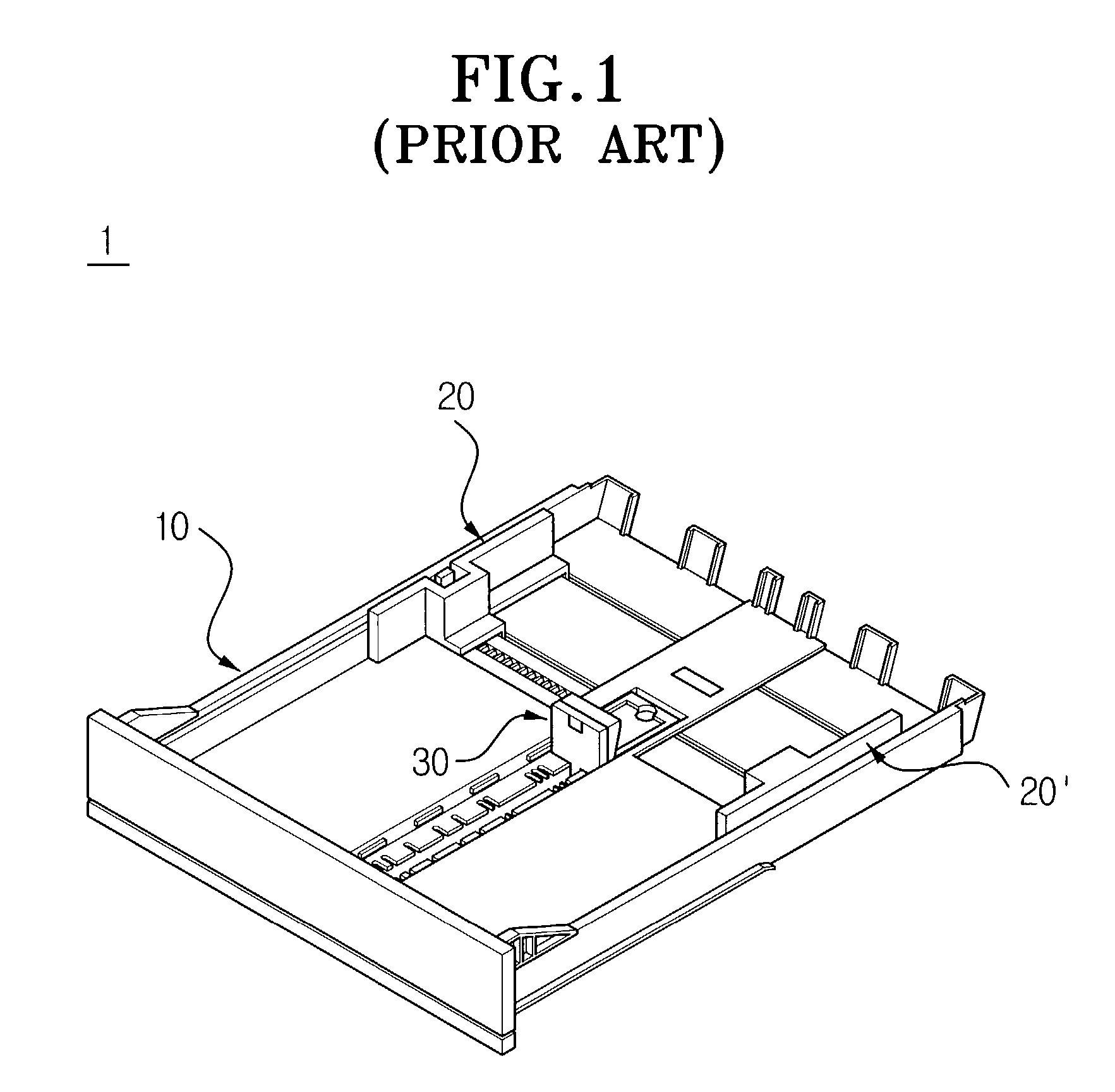 Paper feeding cassette to load paper of various sizes