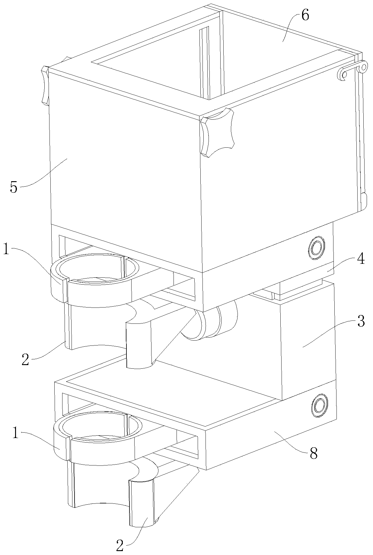 Cement wire pole climbing transportation device for electrical equipment maintenance