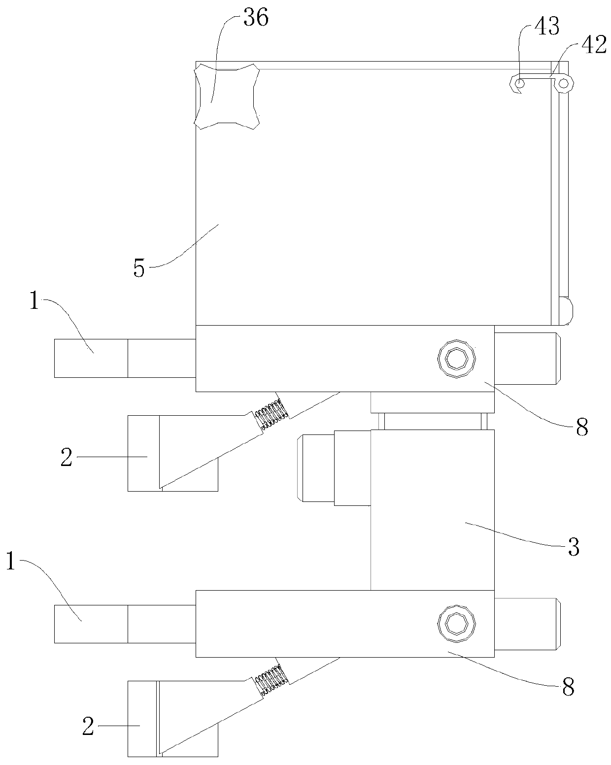 Cement wire pole climbing transportation device for electrical equipment maintenance