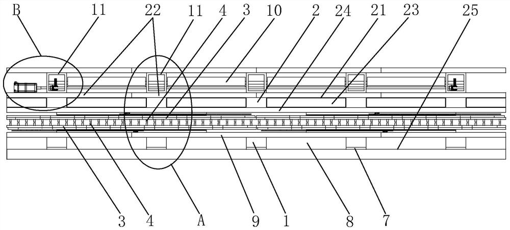 Lightweight sound-absorbing jacket wall structure and construction method thereof