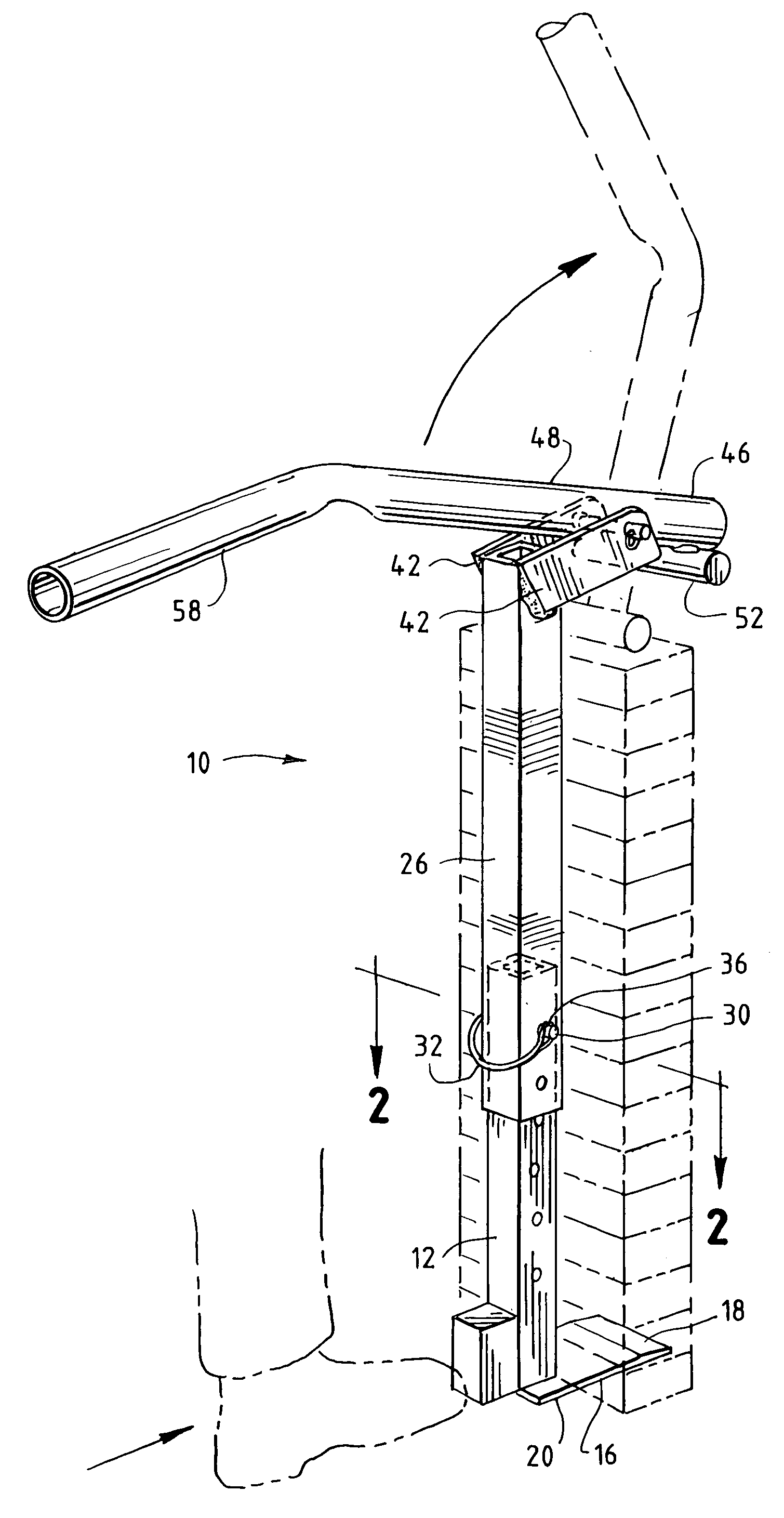 Brick gripping device