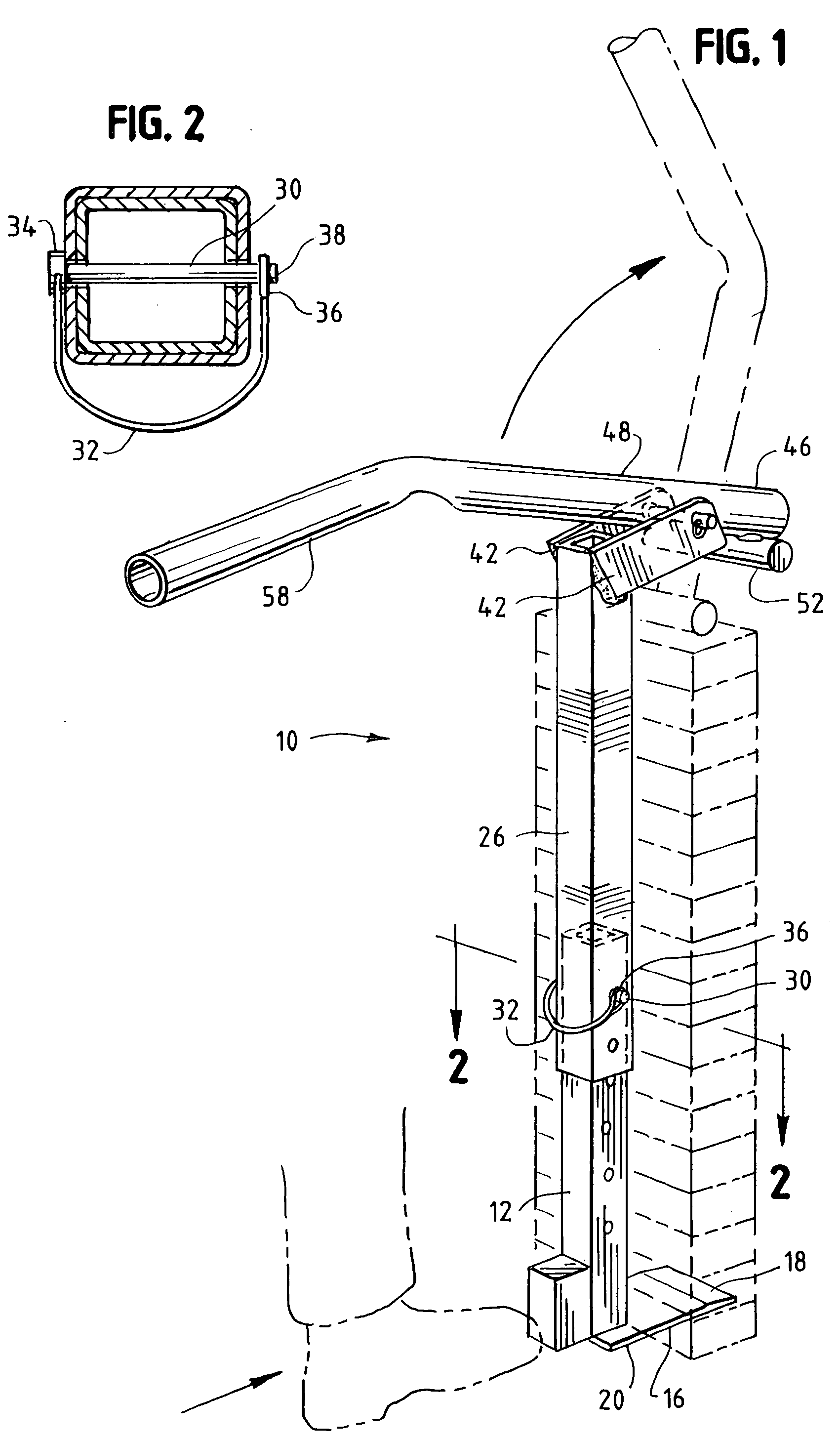 Brick gripping device