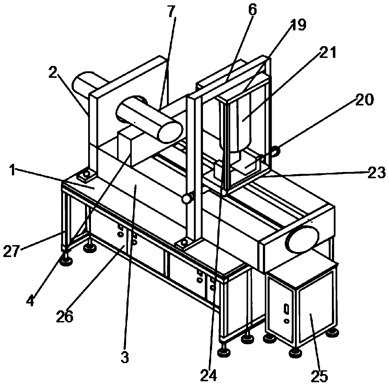 Cable press-fitting equipment