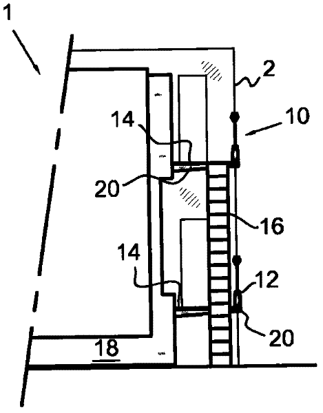 Service platform arrangement for a fiber web machine