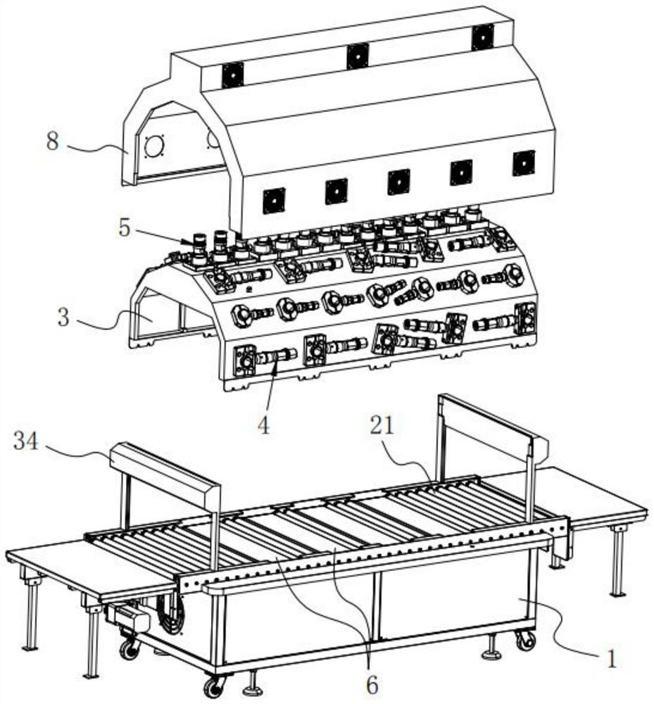 Tunnel type seed treatment equipment