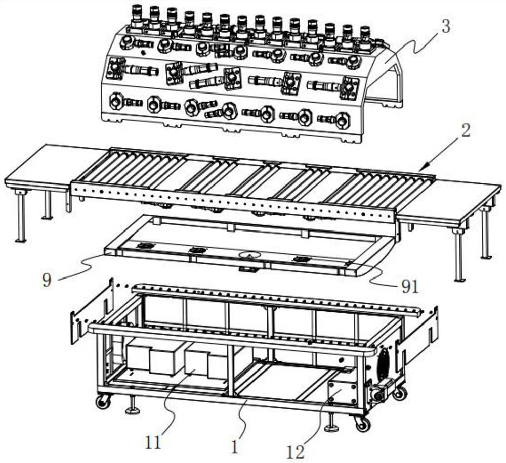 Tunnel type seed treatment equipment