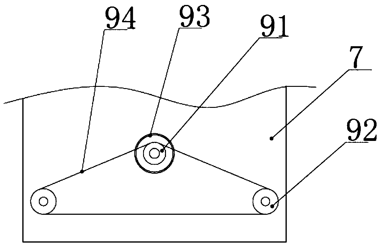 Discharging device for silicon rod in reduction furnace