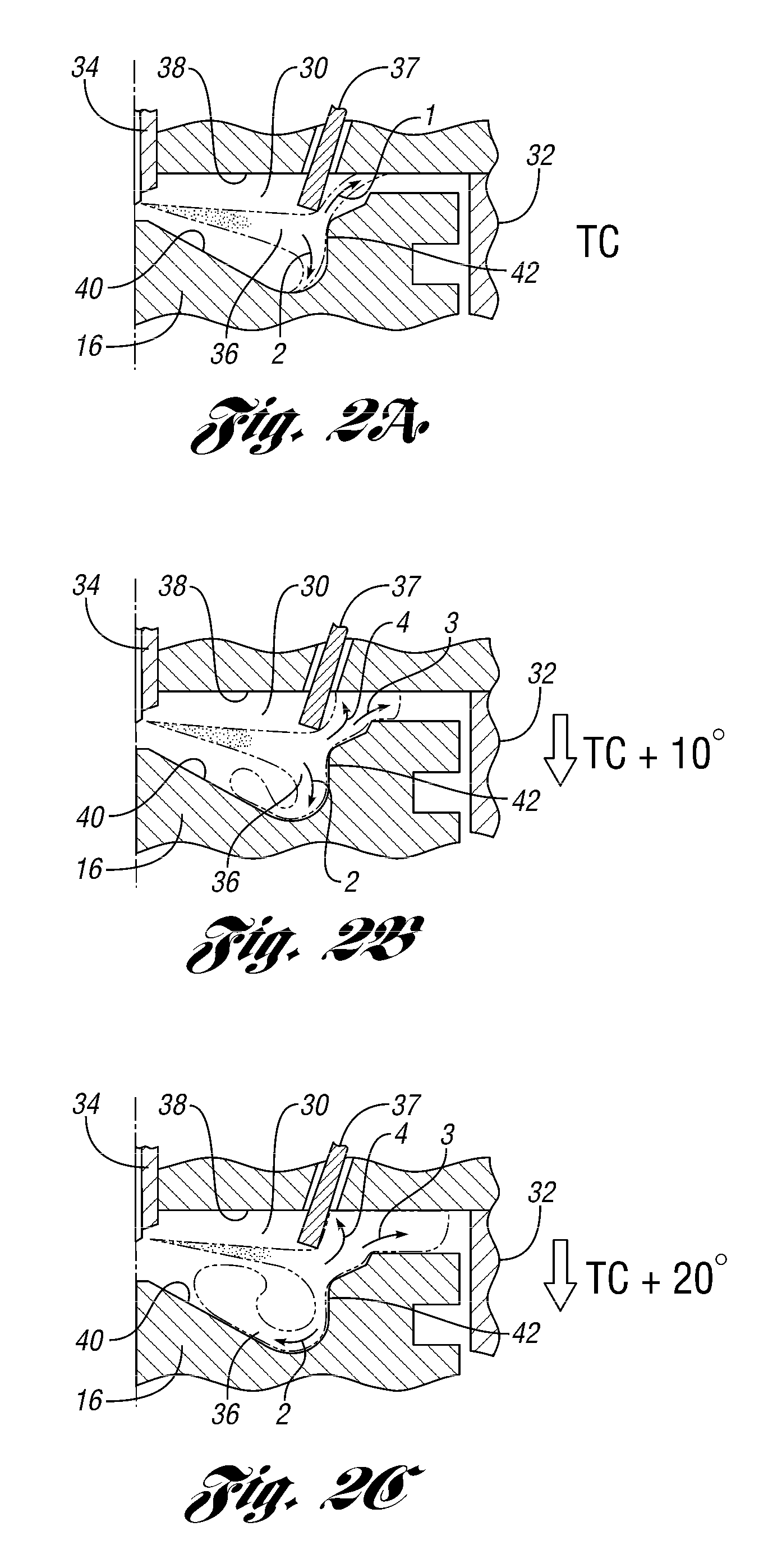 Glow plug placement in a diesel engine