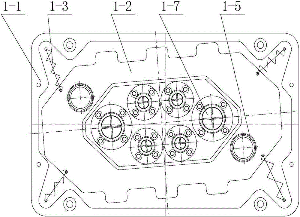 An end-face contact charging and discharging connector