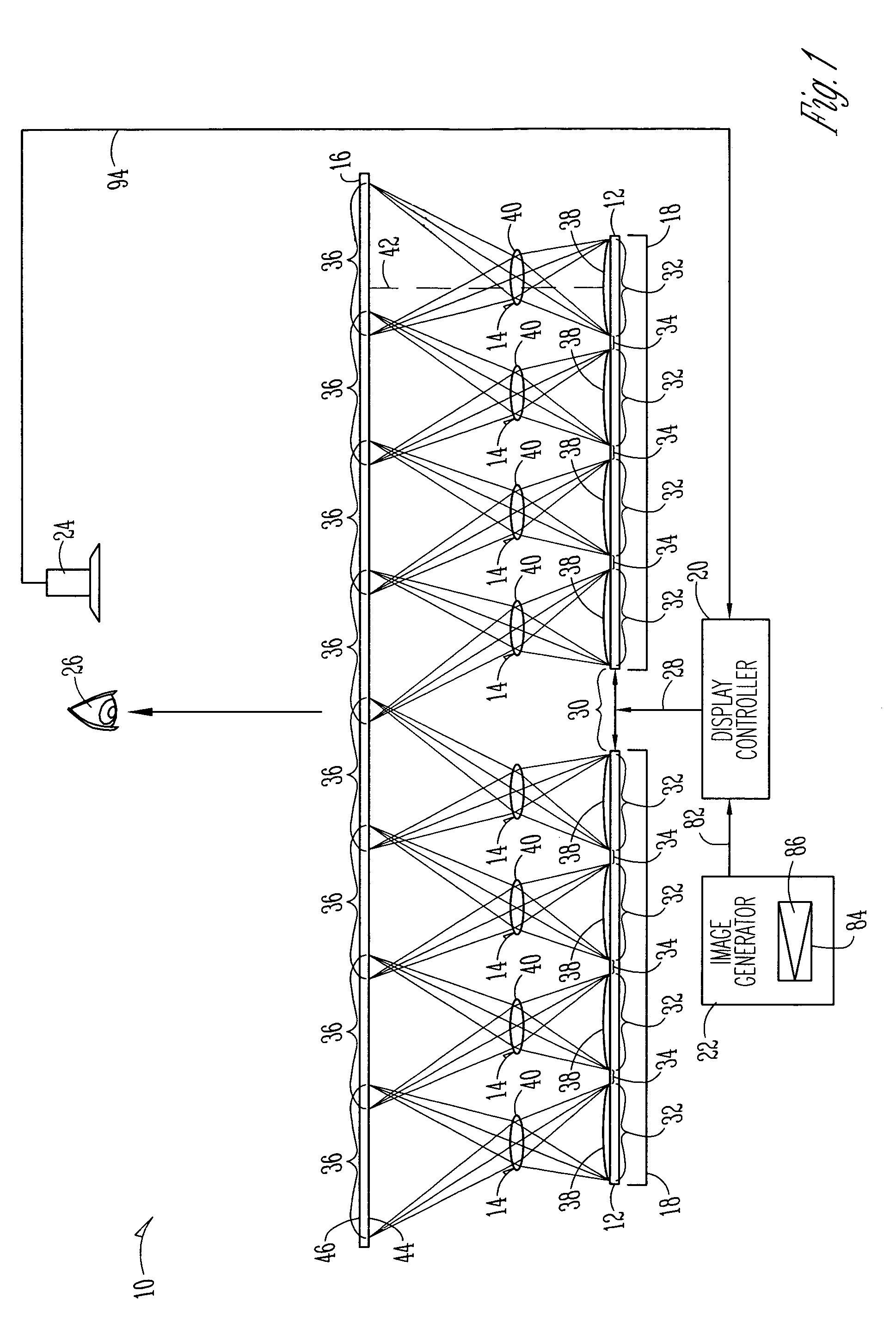 Seamless tiled display system