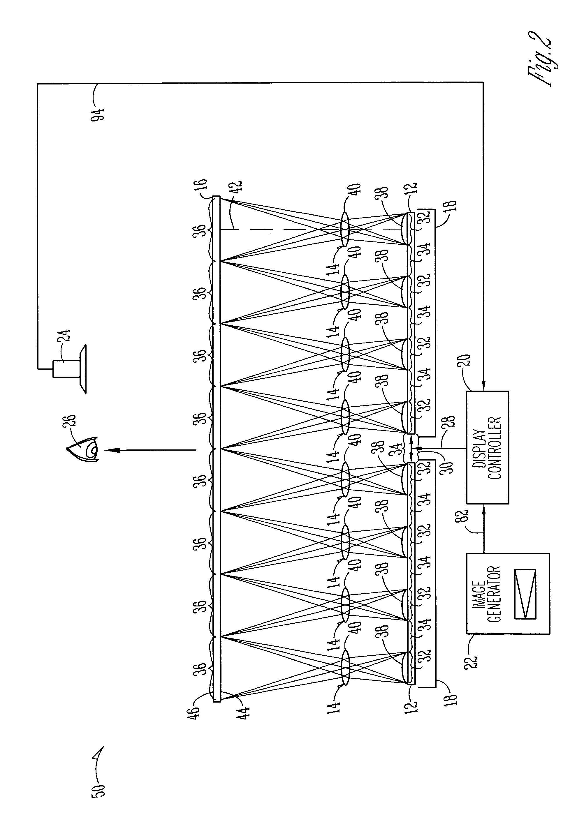 Seamless tiled display system