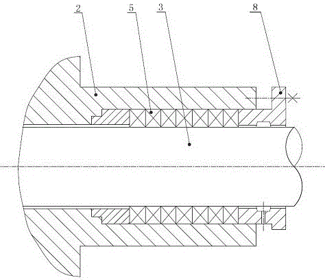 Packing shaft seal structure for high pressure reciprocating pump