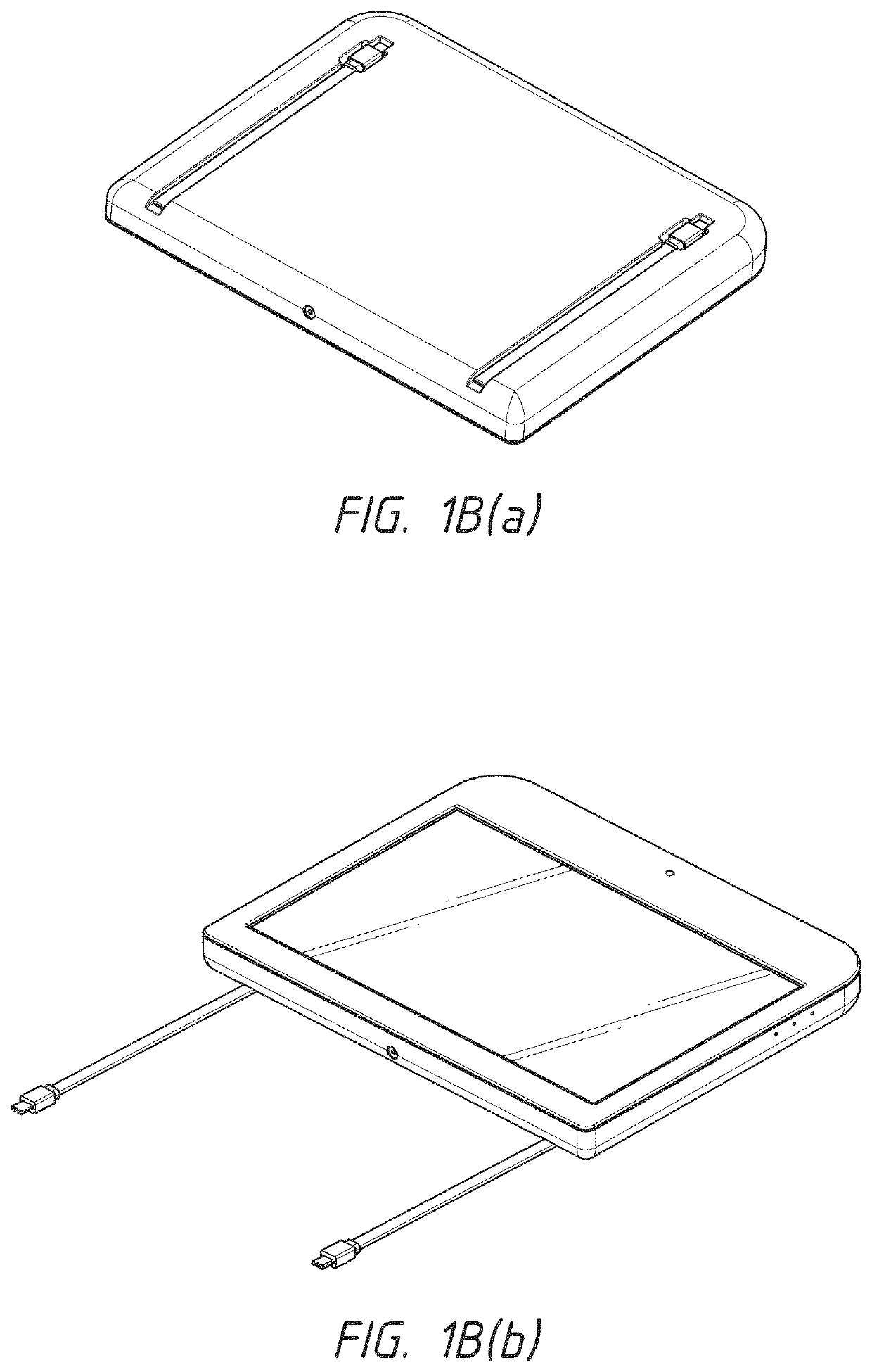 Methods and apparatus for a tablet computer system incorporating a battery charging station