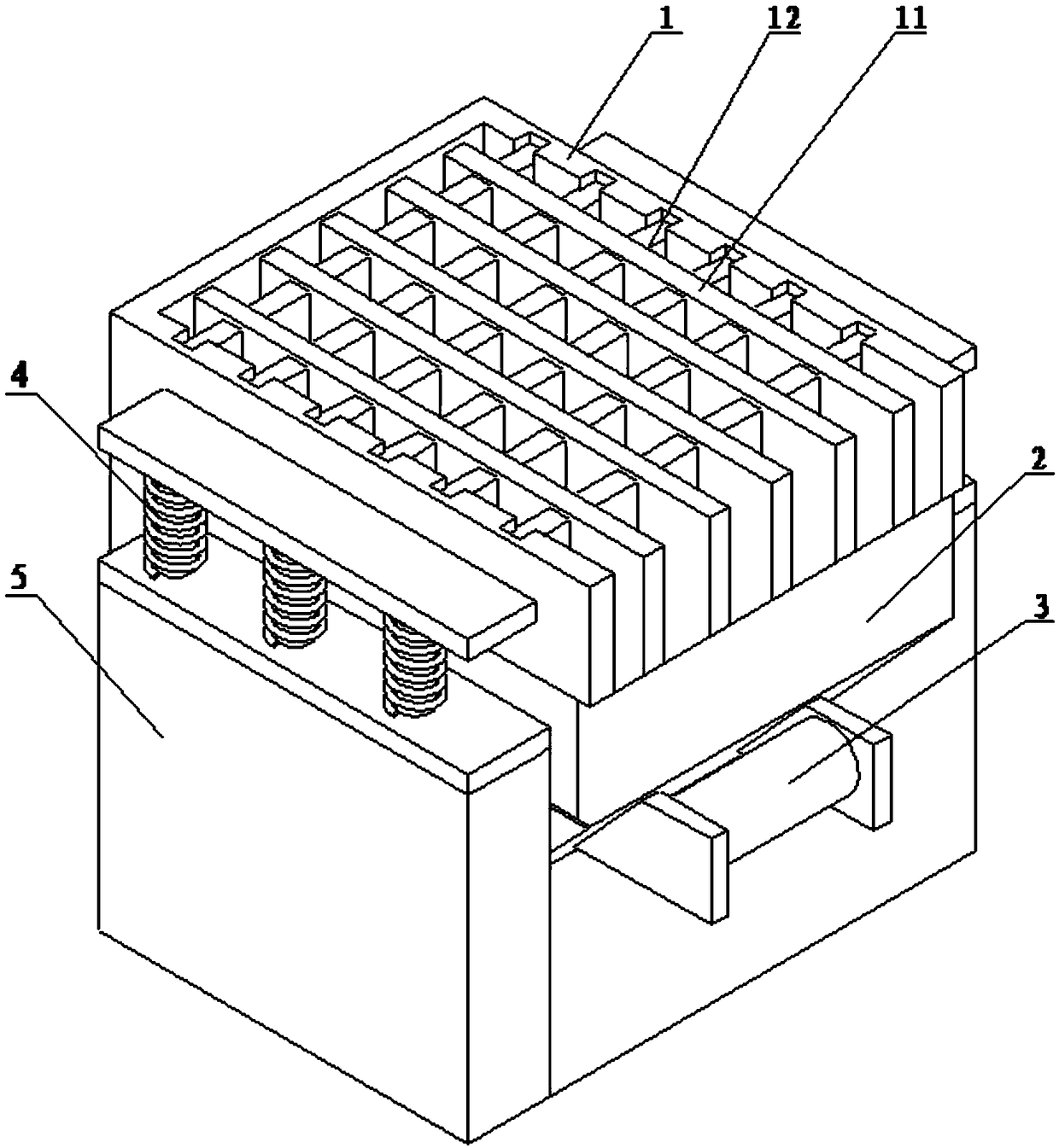 Shakeout machine with convenient casting collecting