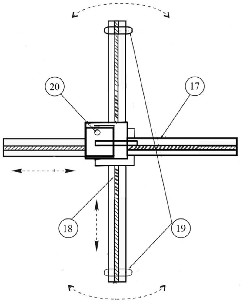 A device and method for area expansion and preparation of metal thin films in a vacuum environment