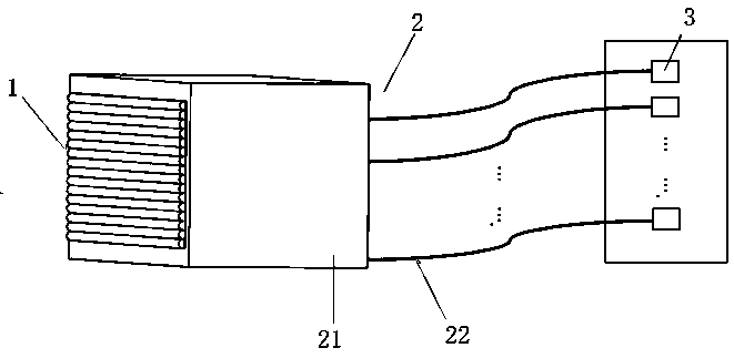 Large-area signal light energy collection system and method