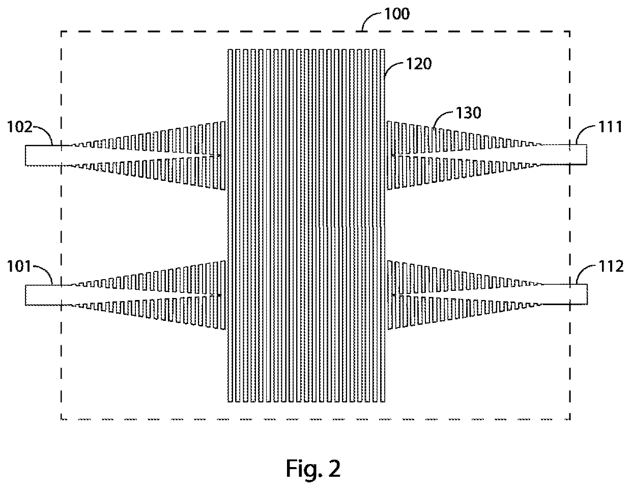 Integrated mode converter and multiplexer