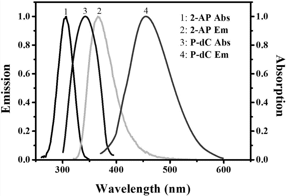 Method for ultra-sensitively simultaneously detecting multiple DNA glycosylases by using intrinsic fluorescent nucleotide