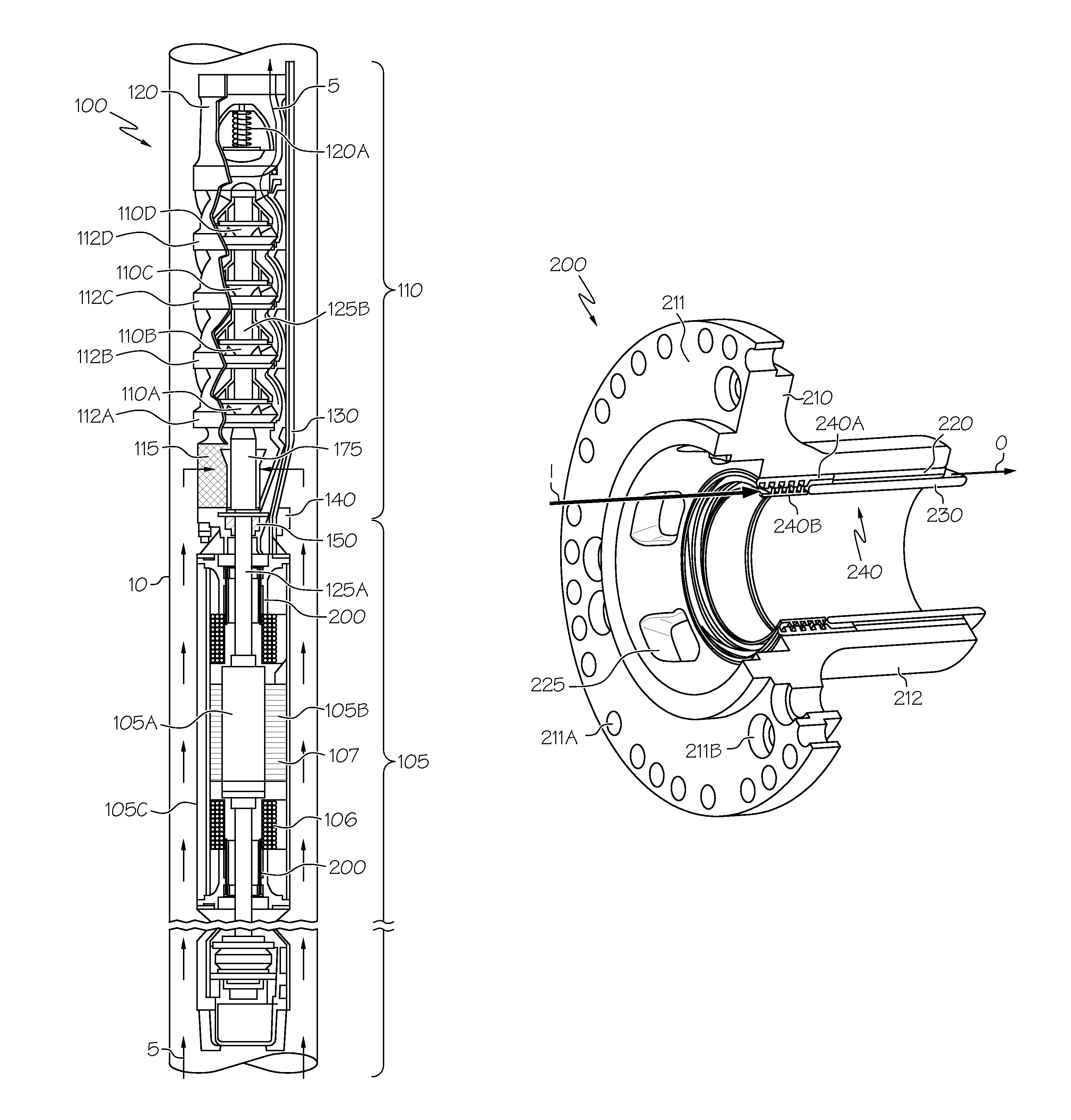 Radial bearings for deep well submersible pumps