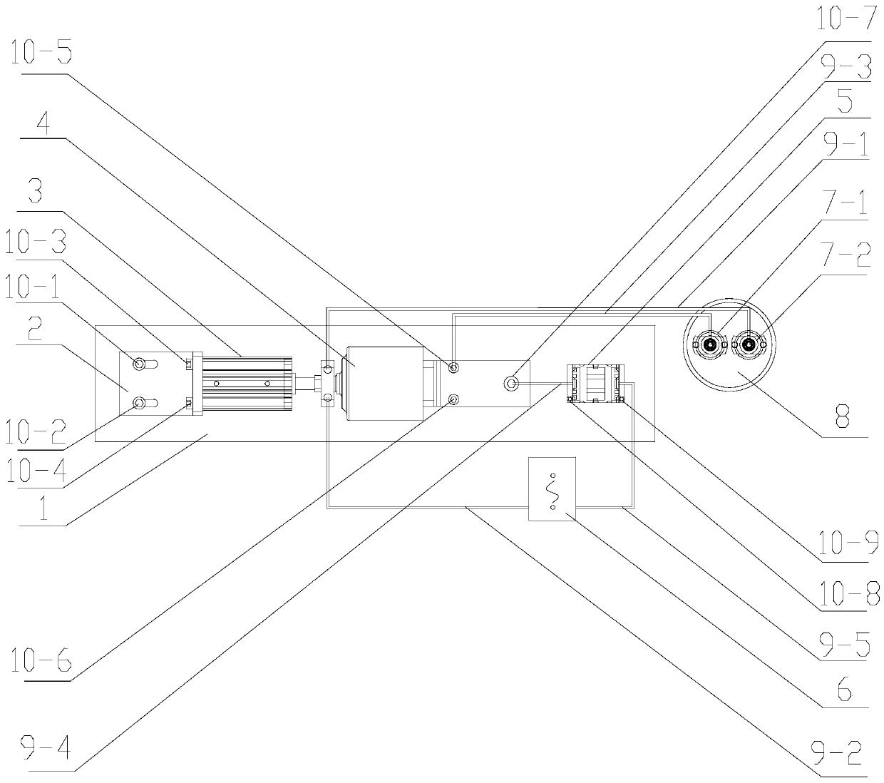 Short-circuit discharge device for polypropylene film capacitor