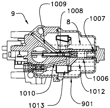 Anti-toppling carburetor structure based on external fuel oil container