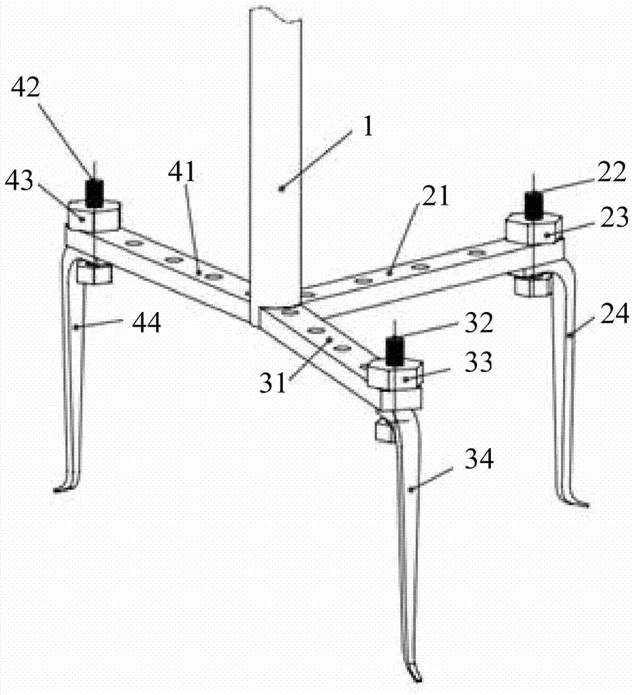 Quick-change aluminum alloy anodic oxidation hanging tool