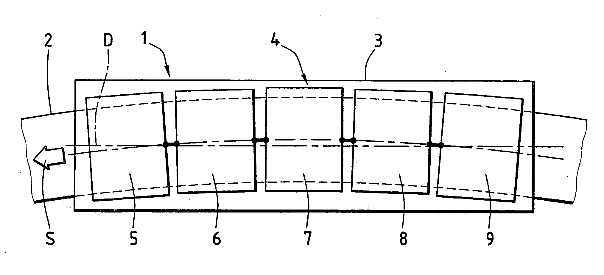 Vehicle adapted to move along a rail