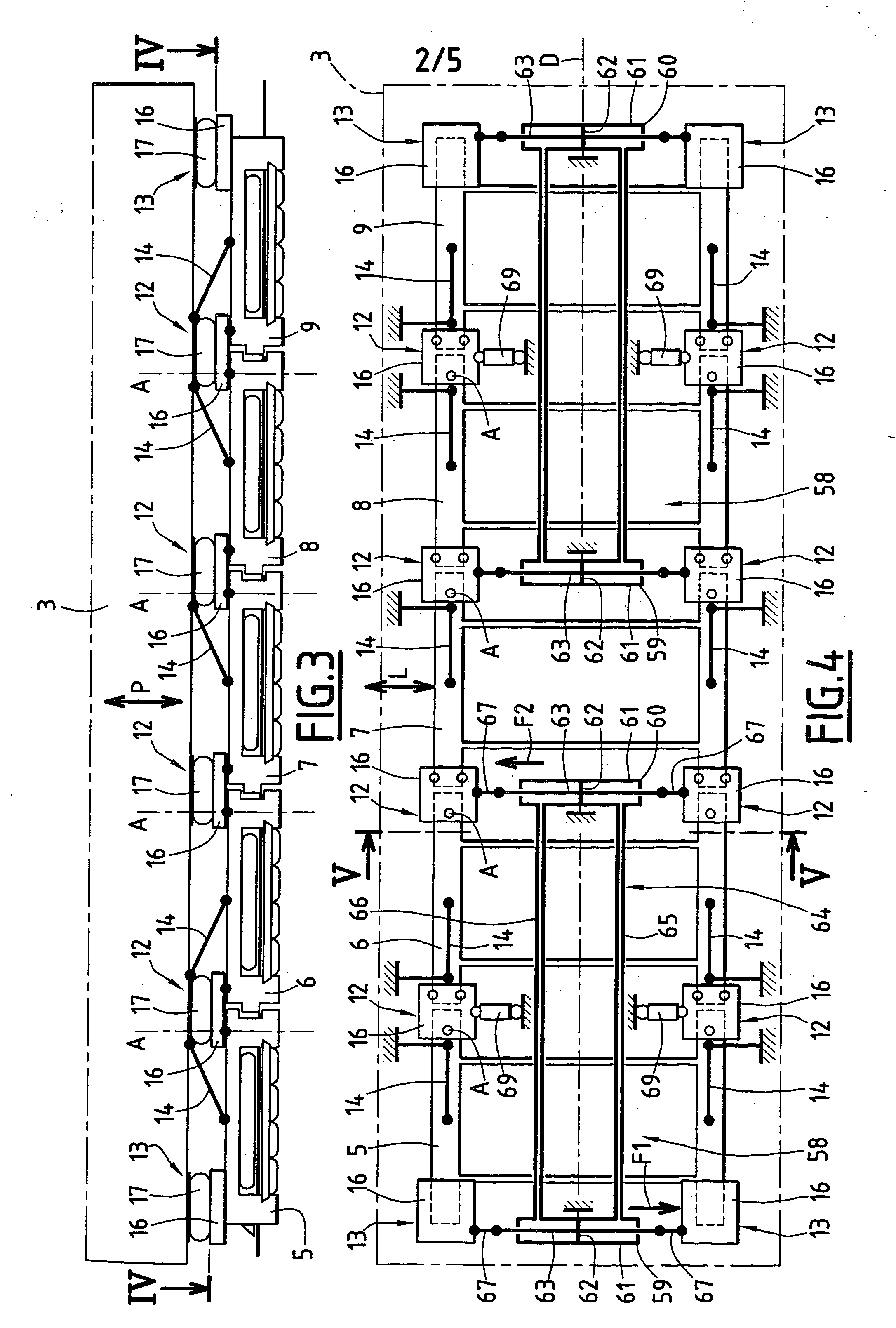 Vehicle adapted to move along a rail